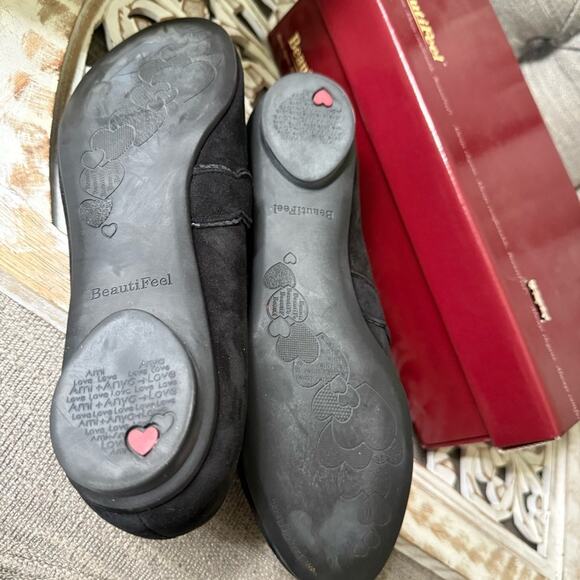 Beautifeel Gwen Black Suede Leather Shoes Women’s 40 US 9 - Picture 8 of 9